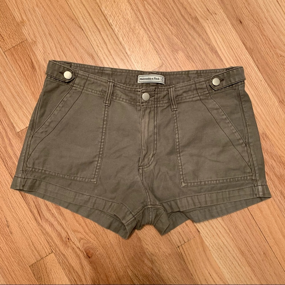 Abercrombie & Fitch Army Green Shorts